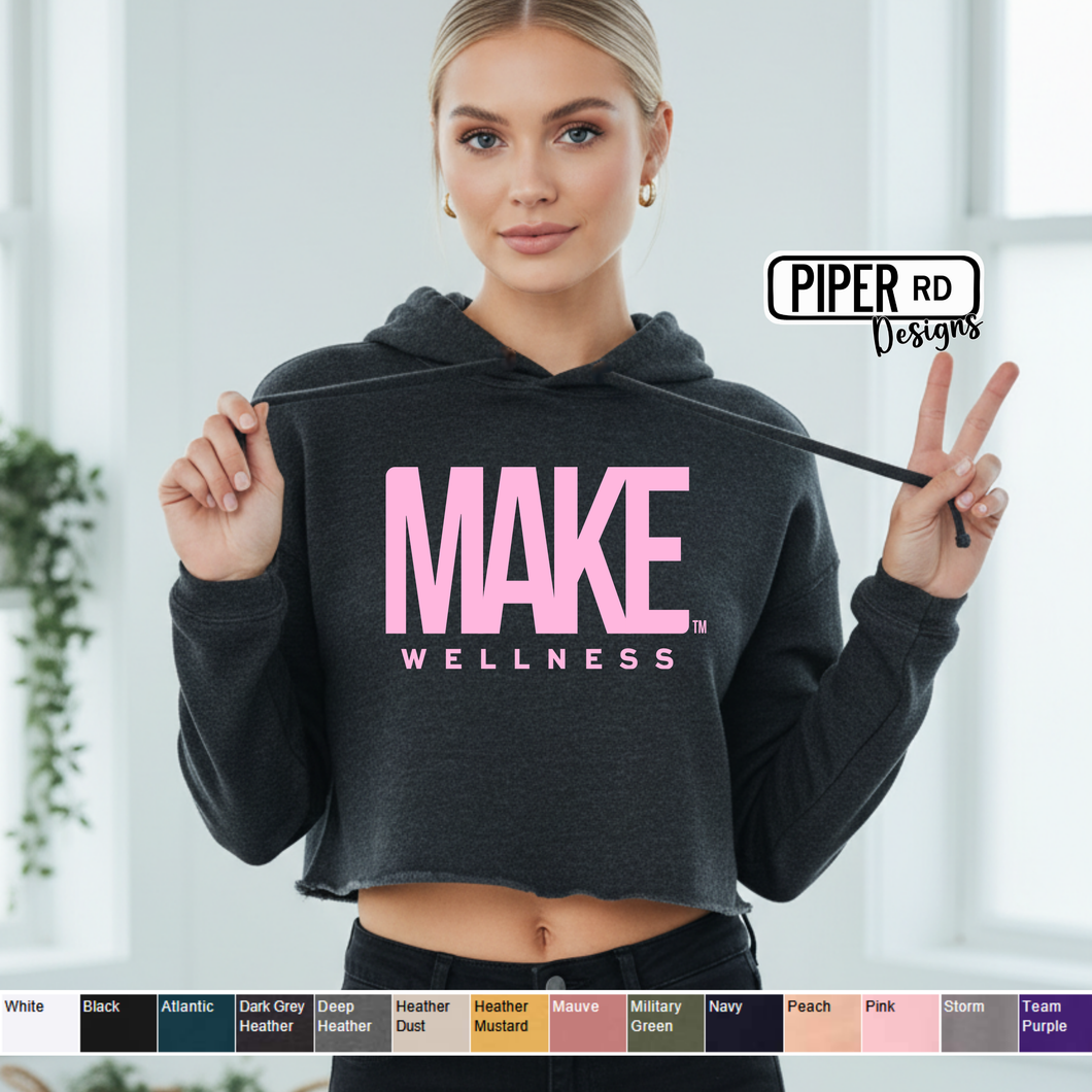 Cropped Make Hoodie