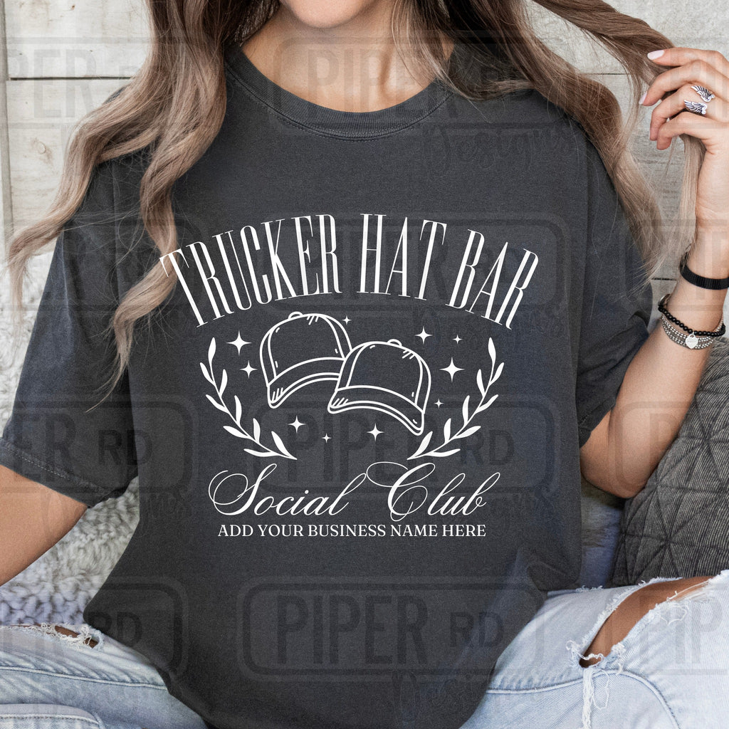 Trucker Hat Bar Social Club Branded