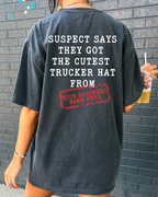 SUSPECT SAYS